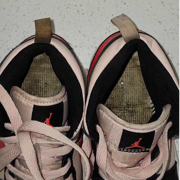 NIKE JORDAN Girls Black/Pink 1.5Y without insole - Picture 6 of 6